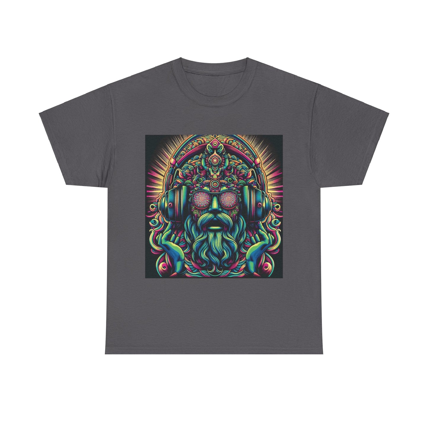 Ethereal Abstract Raver Tshirt, Unisex Graphic Tee for Men & Women