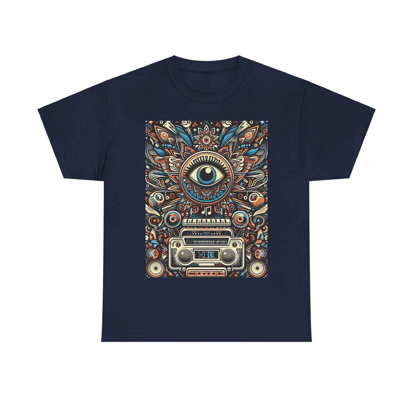 Abstract Festival Pattern Tshirt, Festival Tee, Unisex Cotton Shirt, Colorful Graphic Top, Festival Clothing, Party Tshirt