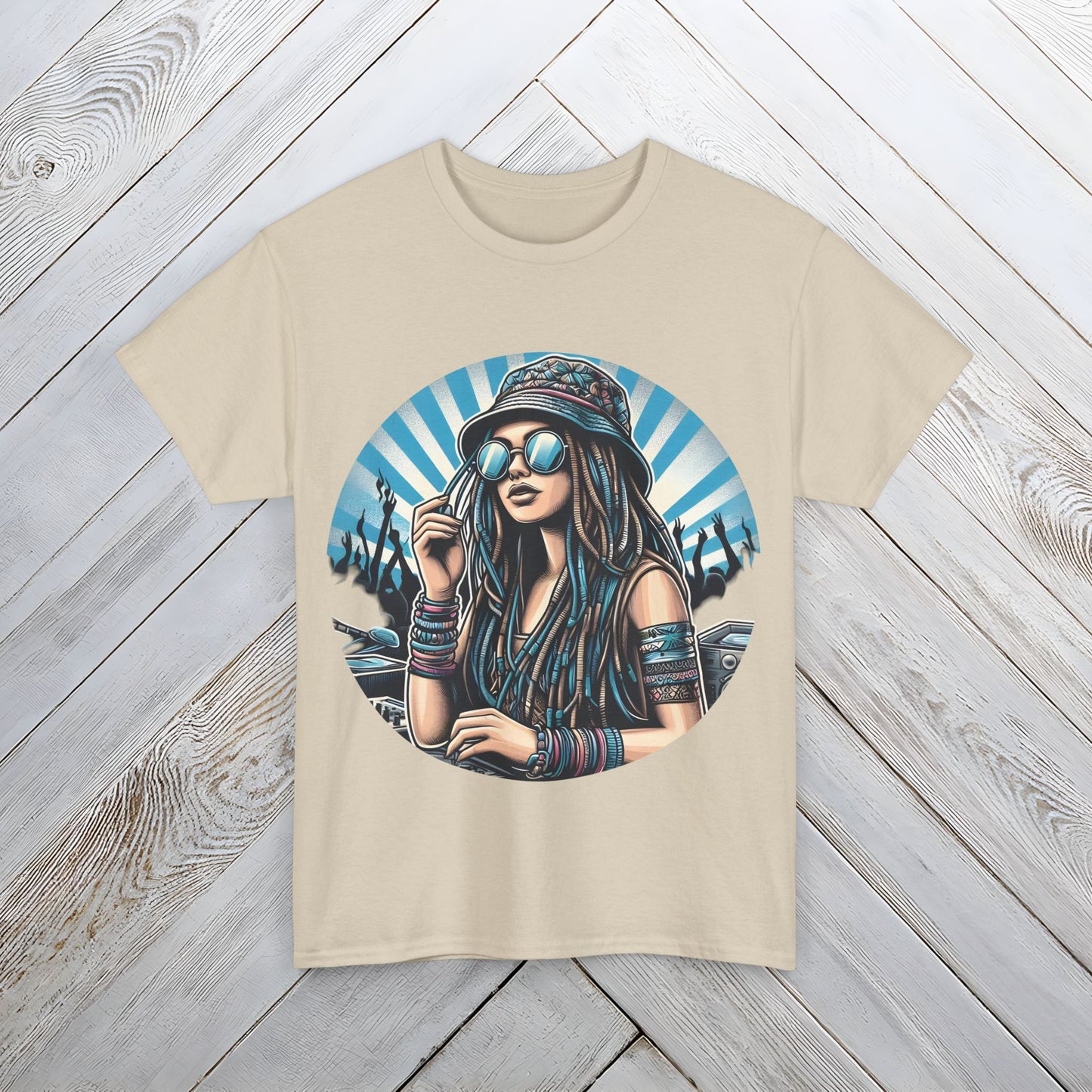 Festival Raver Graphic Tee Shirt, Vintage Raver Unisex Tshirt, Festival Clothing, Retro Boho Top