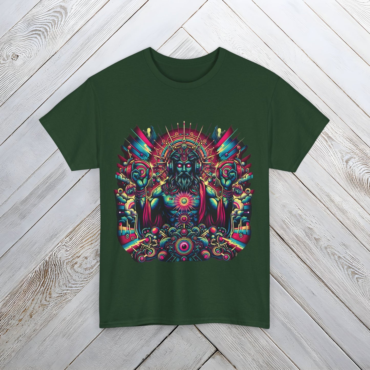 Psychedelic Graphic Tee, Festival Shirt for Men and Women