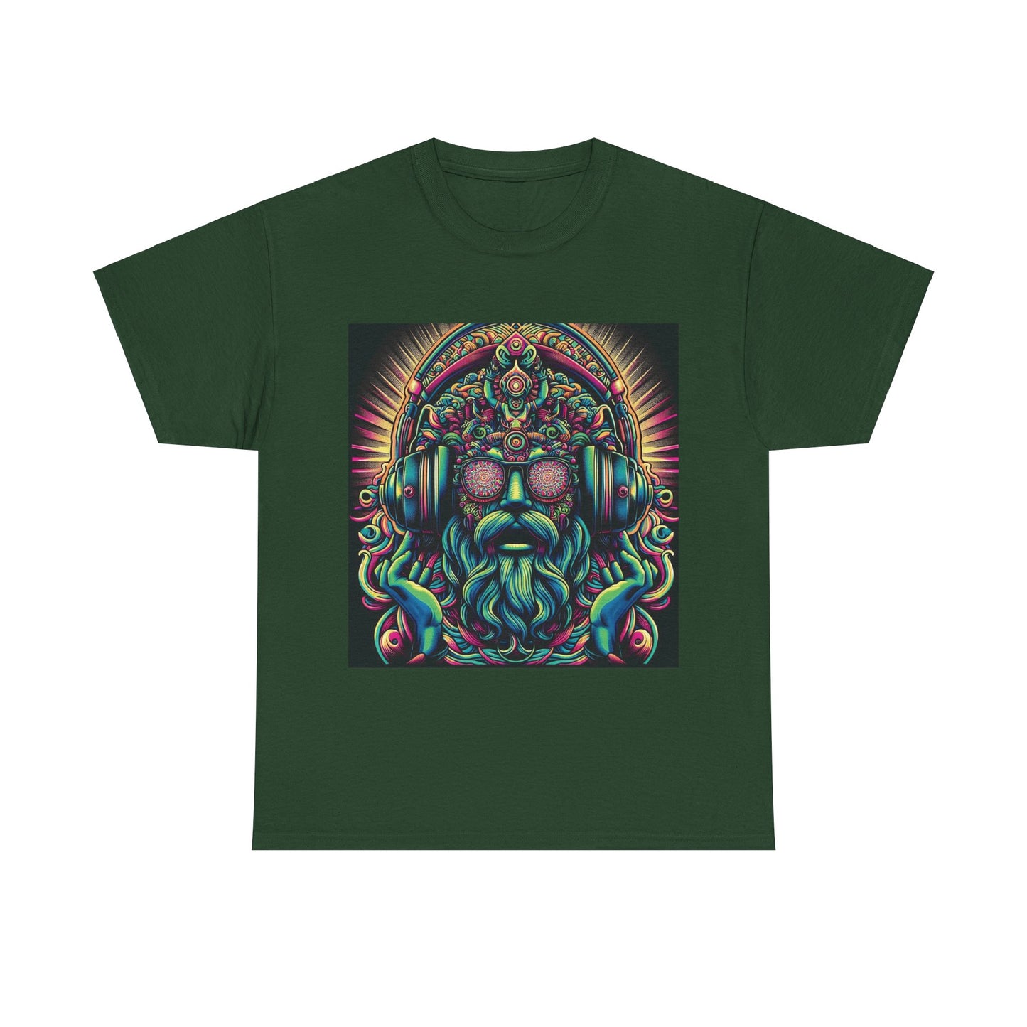 Ethereal Abstract Raver Tshirt, Unisex Graphic Tee for Men & Women