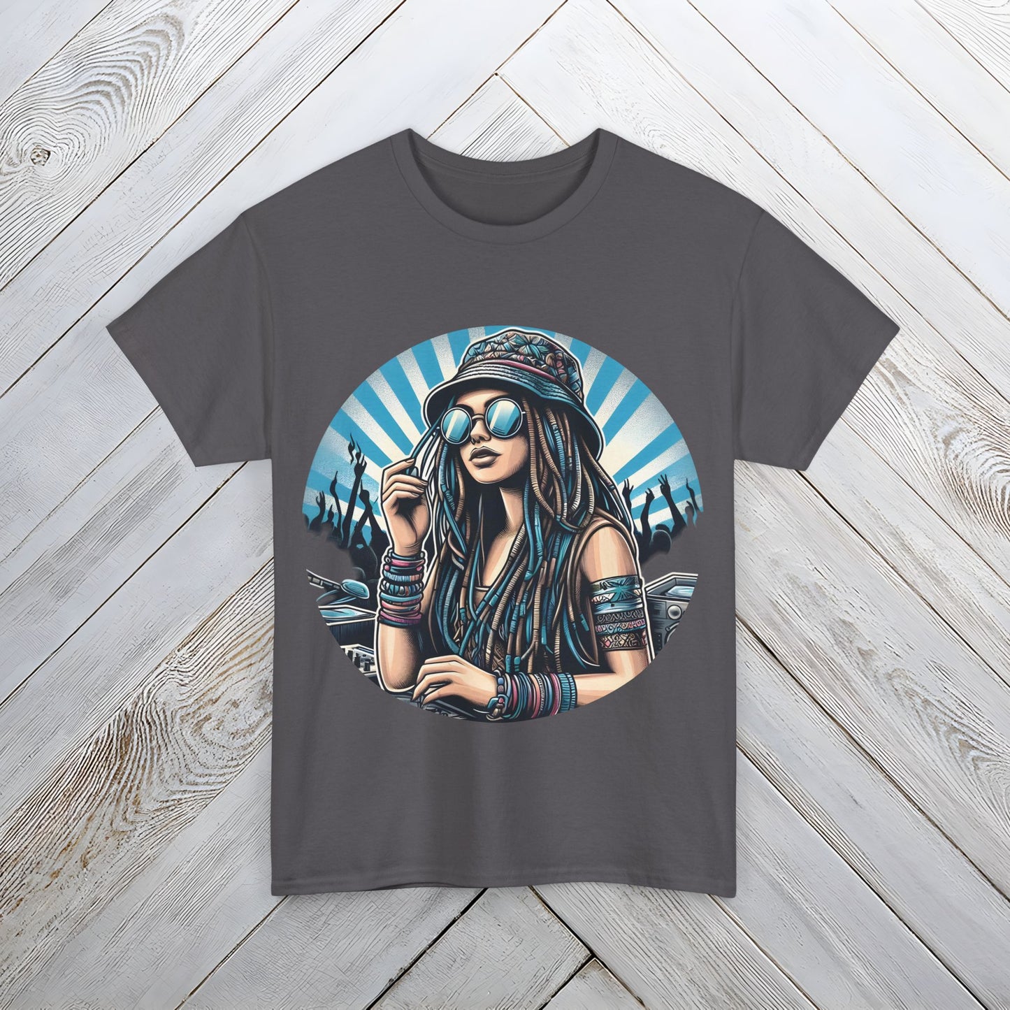 Festival Raver Graphic Tee Shirt, Vintage Raver Unisex Tshirt, Festival Clothing, Retro Boho Top