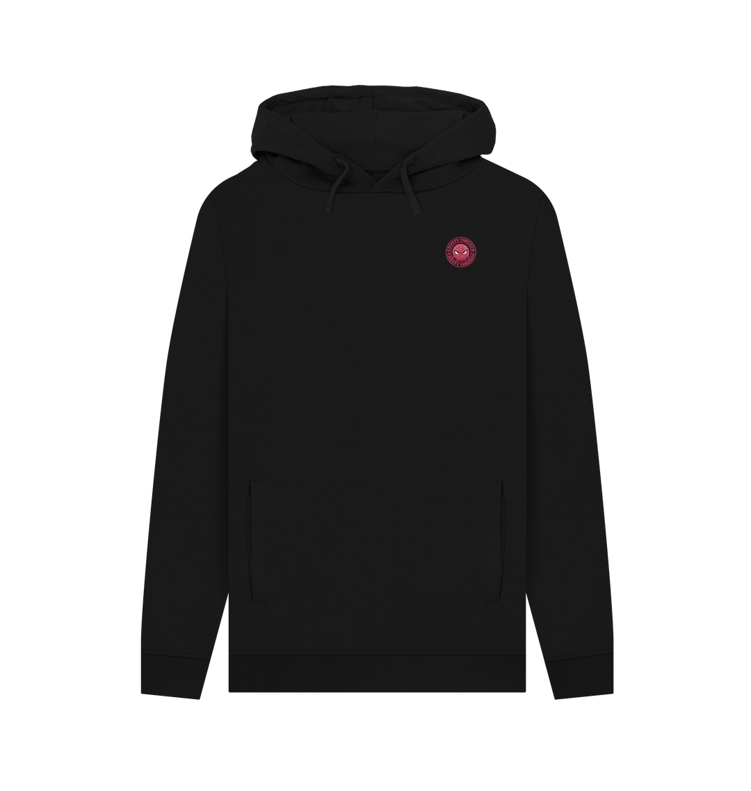 Black Printed Hoody