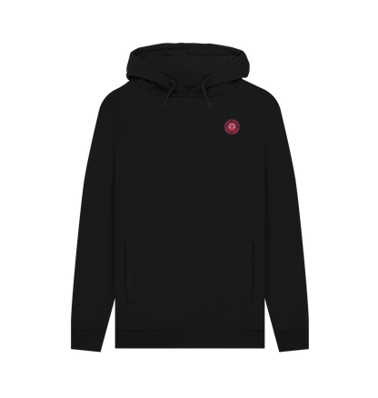 Black Printed Hoody