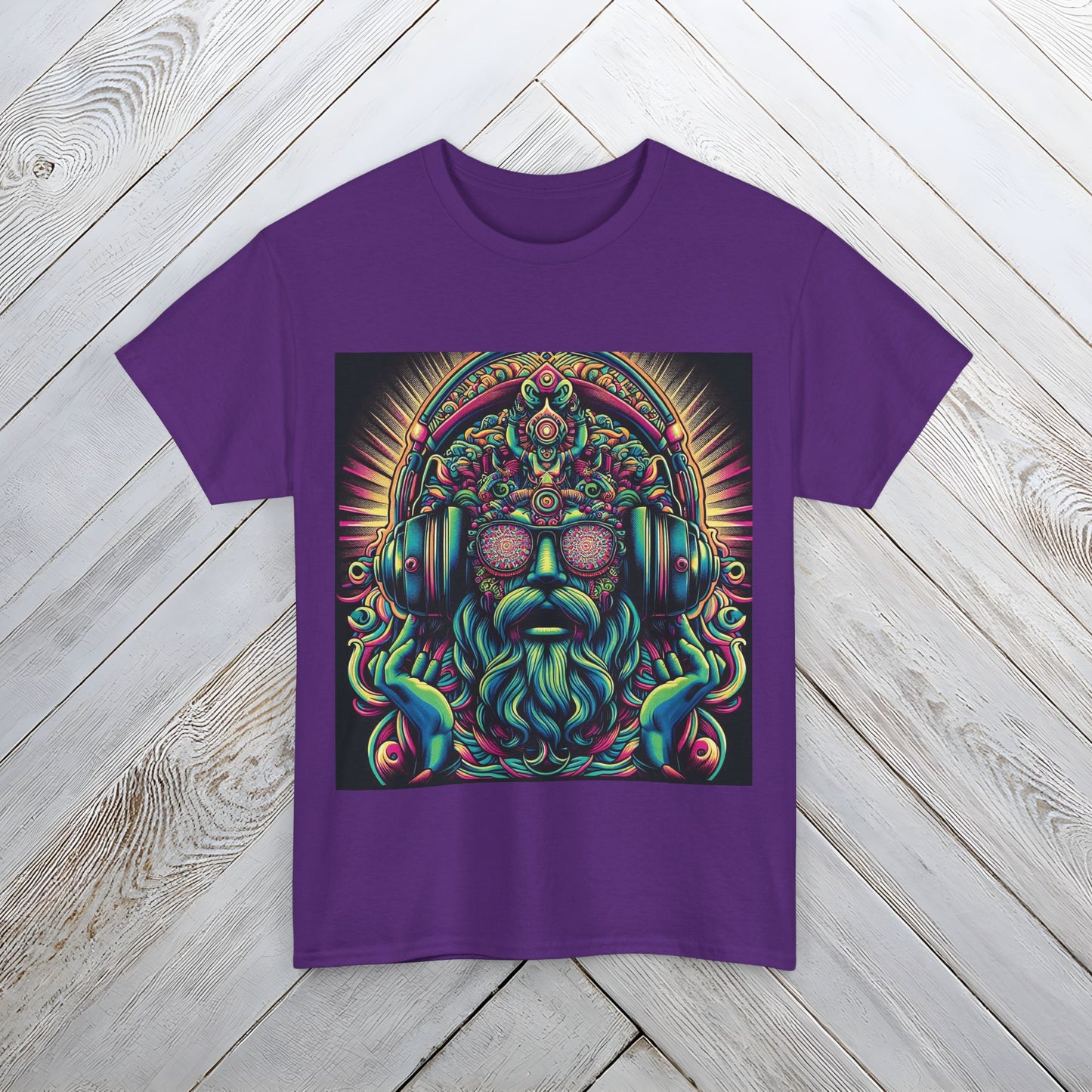 Ethereal Abstract Raver Tshirt, Unisex Graphic Tee for Men & Women