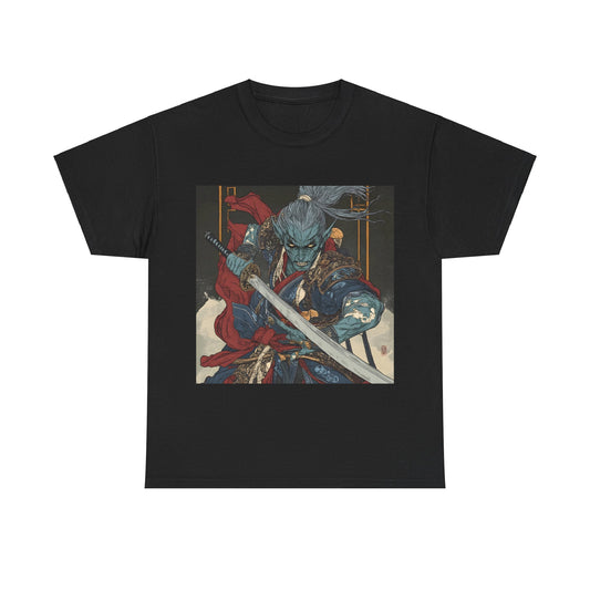 Akumu Elf - Kuniyoshi Style Graphic T-shirt for Men and Women