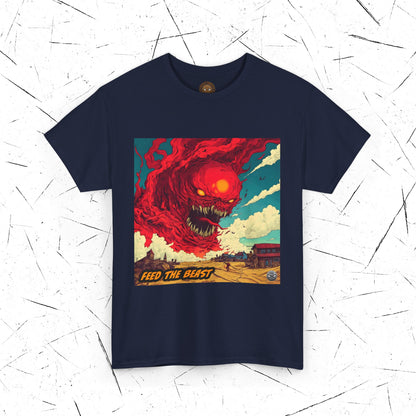 Sand Monster Graphic T-shirt - for Men and Women, Feed the Beast -