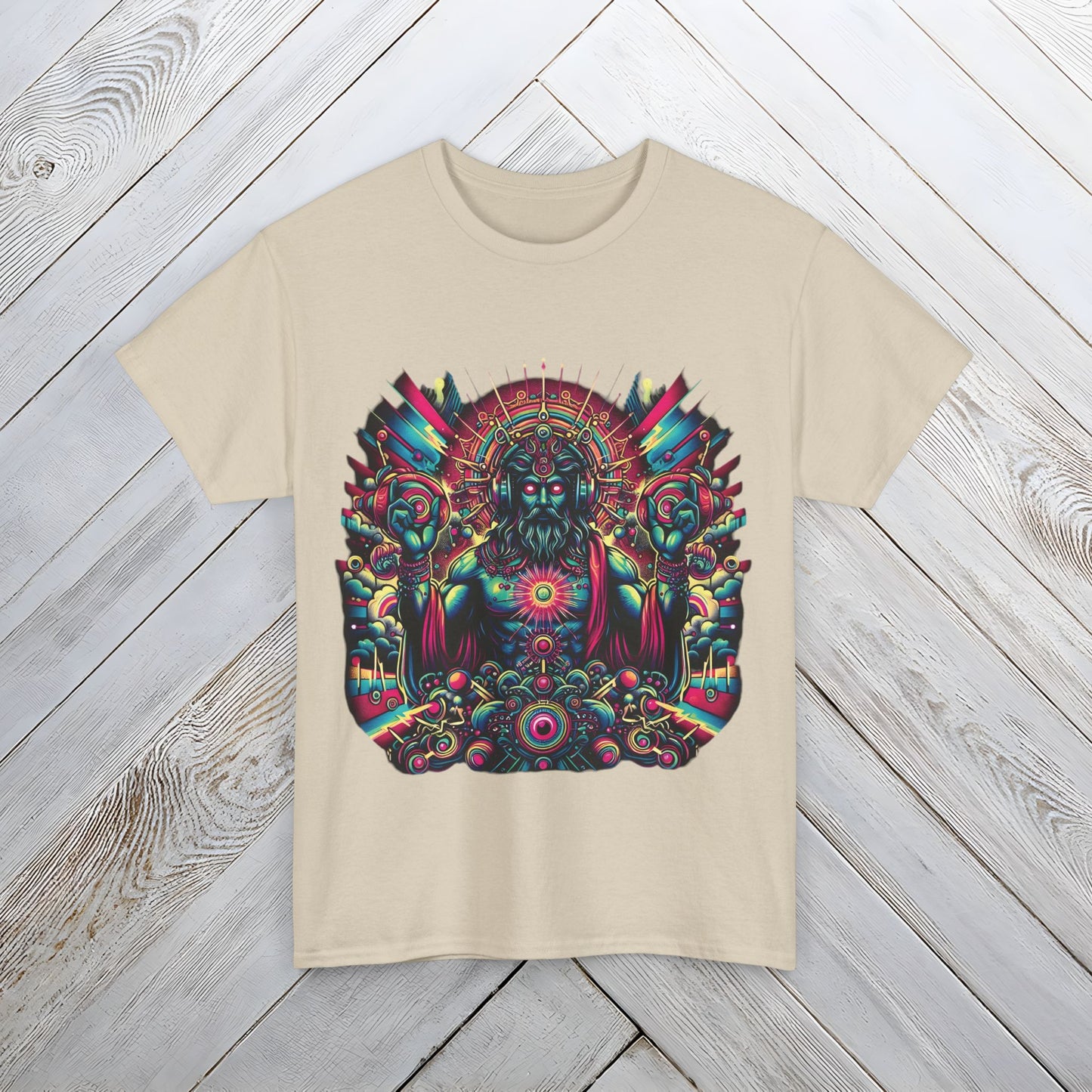 Psychedelic Graphic Tee, Festival Shirt for Men and Women